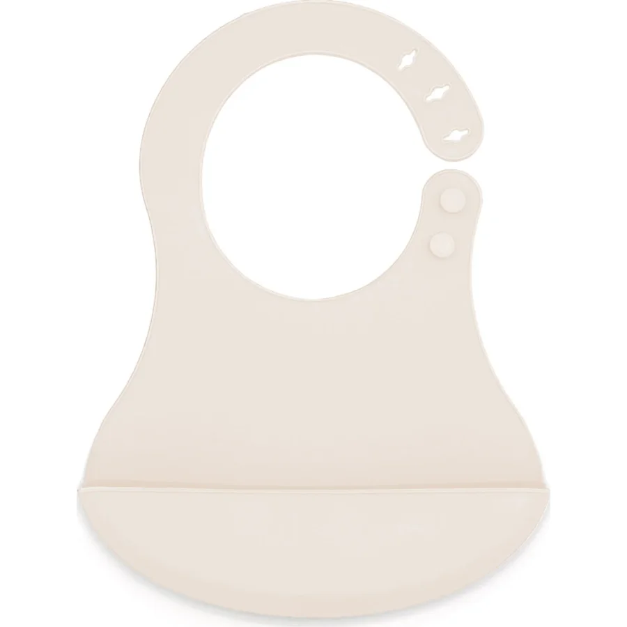 BabyJem Mini Silikon Önlük, Gri