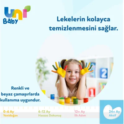 Uni Baby Aktif Sıvı Çamaşır Deterjanı, 1500 ml