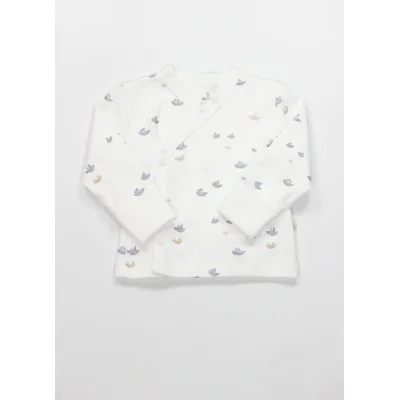 Bistyle 3lü Zıbın Takım Little Boats 13125 Ekru