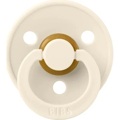 Bibs Colour Kauçuk Emzik, 0-6 Ay, Ivory
