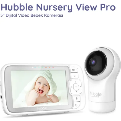 Hubble Nursery View Premium 5 Dijital Bebek Kamerası