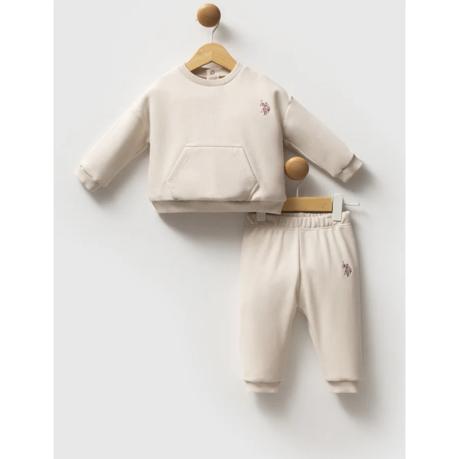 U.S. Polo Assn Takım, 2'li, Bej