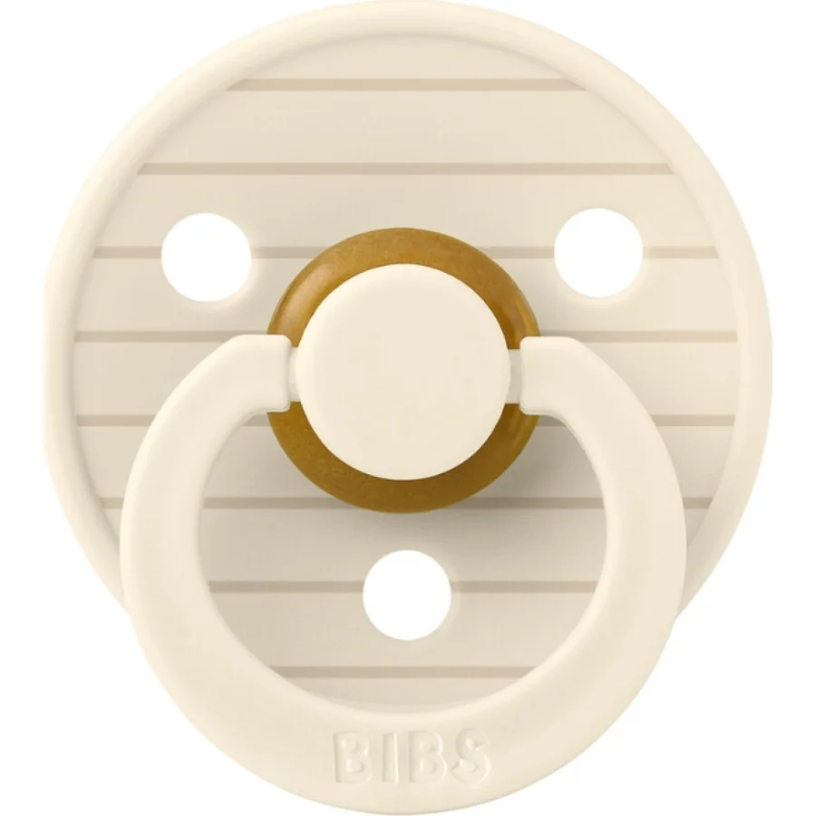Bibs Studio Colour Pin Kauçuk Emzik 0-6 Ay Vanilla