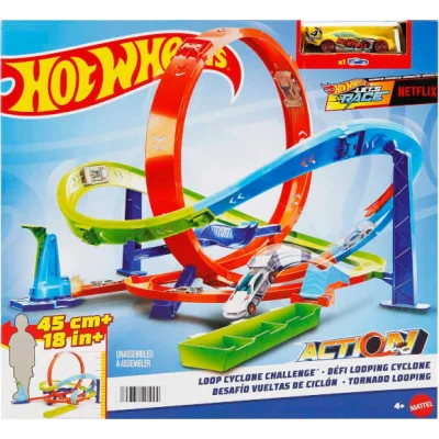 Hot Wheels Bumerang Çemberli Yarış Pisti