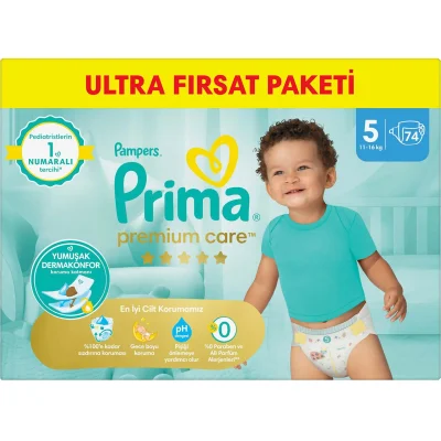 Prima Premium Care Fırsat Paketi, 5 Beden, 74 Adet