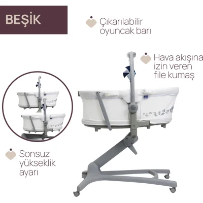 Chicco Baby Hug Pro 5 in 1 Ana Kucağı, Beige Latte