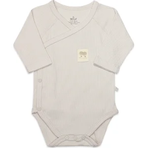 Bistyle Organic Modal Flying Balloons Kruvaze Uzun Kol Body BS17121 Bej