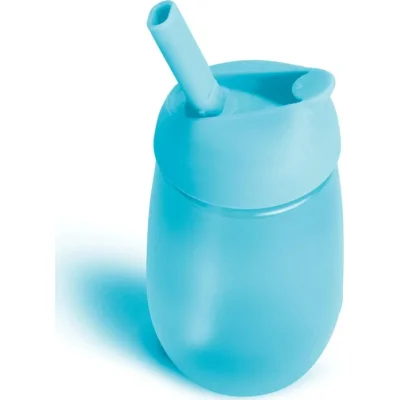 Munchkin Simple Clean Pipetli Alıştırma Bardağı, 12+ Ay, 296 ml, Mavi