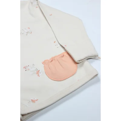 Bistyle 3Lü Zıbın Takım Fluffy And Lovely, Bej