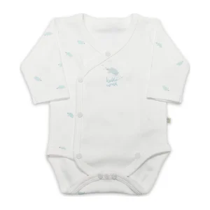 Bistyle Hello World Uzun Kol Kruvaze Badi, Mint