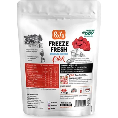 Pol’s Freeze Fresh, Çilek, 15 g