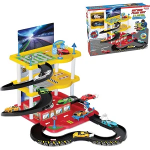 Dede 3 Katlı Garaj Oyun Seti, 57x73x44,5 cm