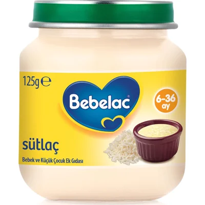 Bebelac Sütlaç Kavanoz Maması 125 Gr