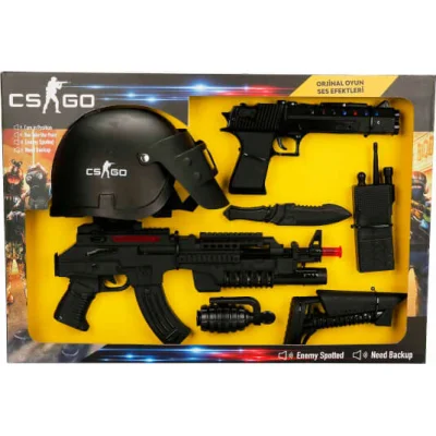 Erdem Sesli ve Işıklı CS GO Askeri Oyun Seti