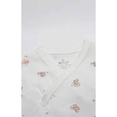 Bistyle 3lü Zıbın Takım Cookies Make Happy 13117 Ekru