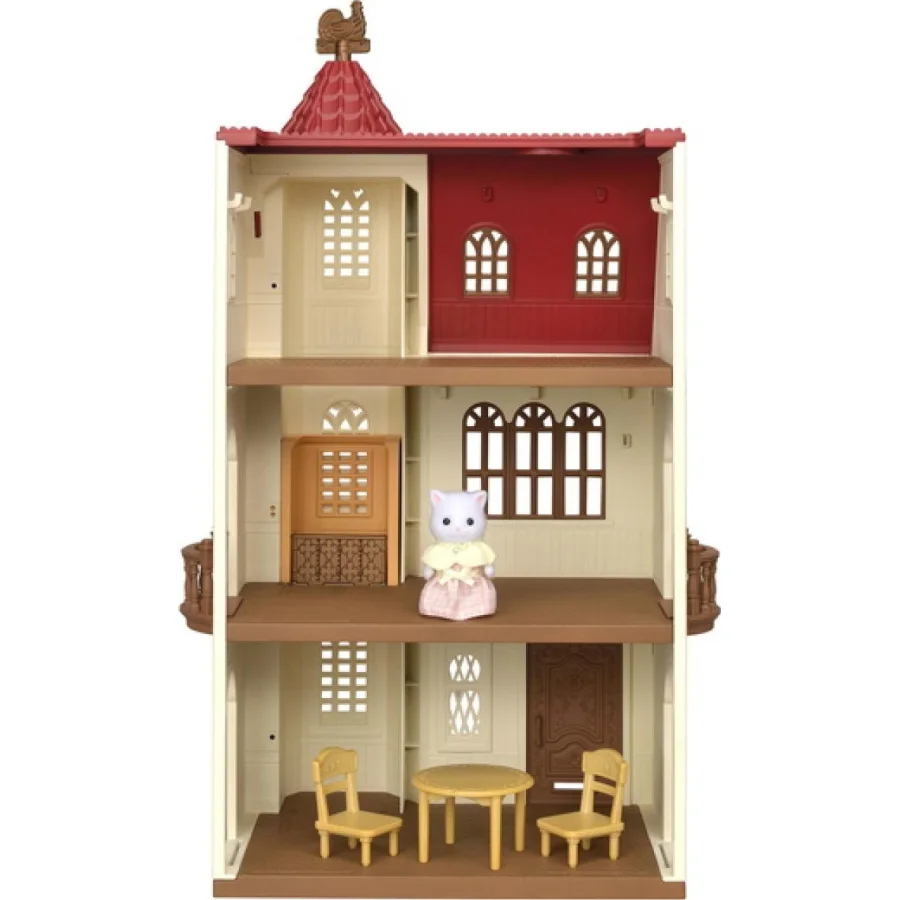Sylvanian Families Kırmızı Çatılı Kule Ev
