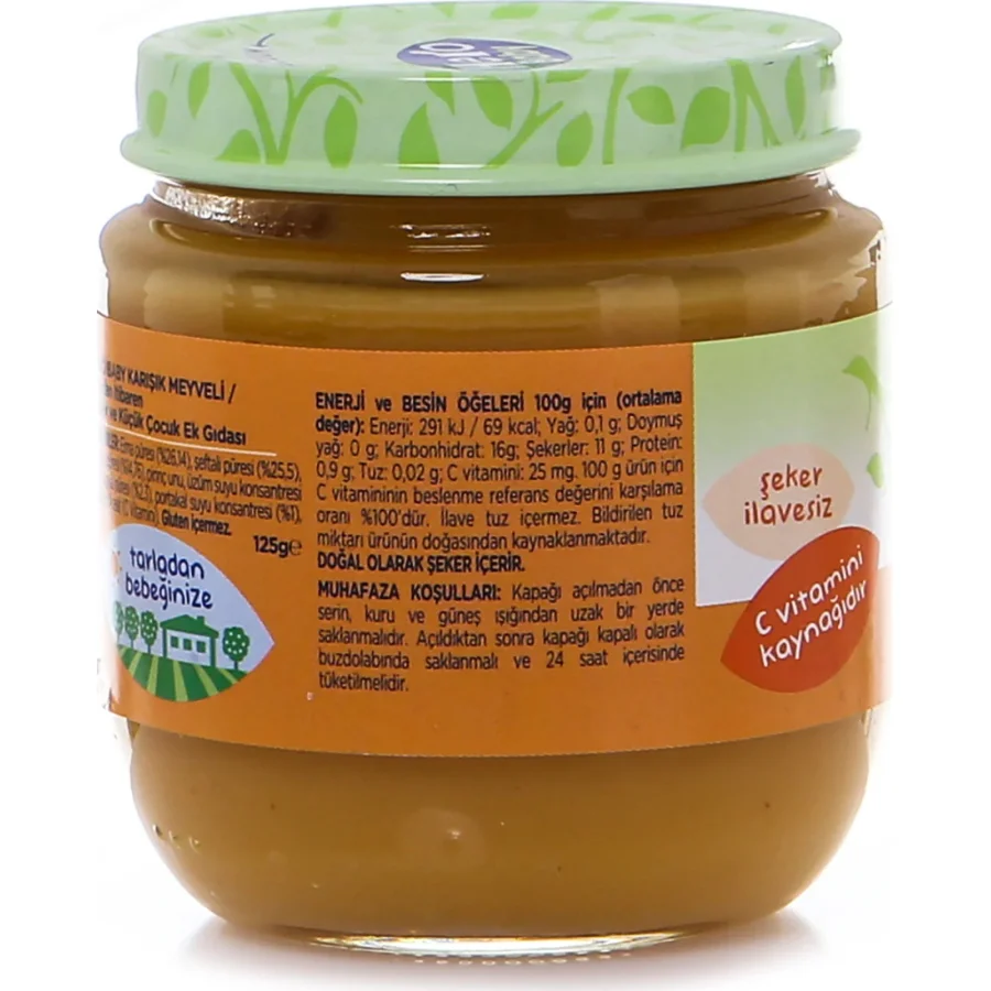 Hero Baby Karışık Meyveli Kavanoz Mama, 125 g