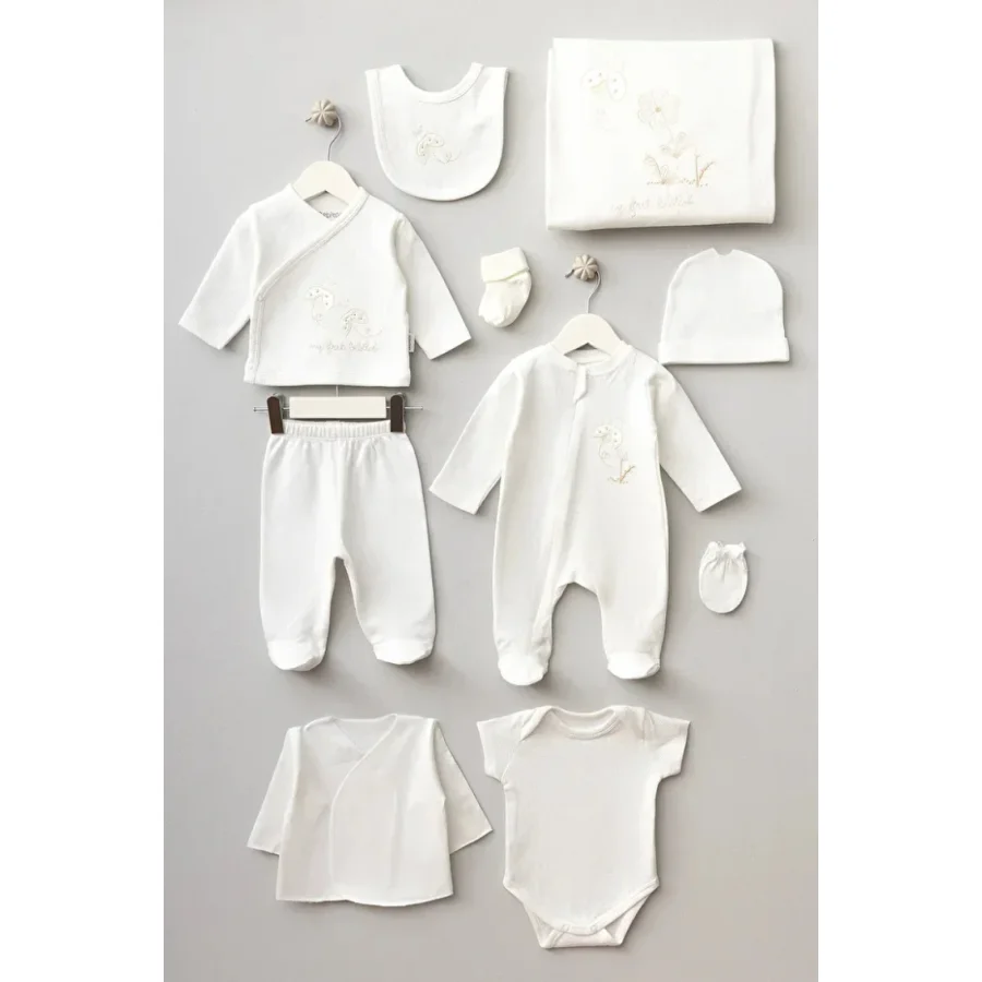 Bebitof Uğur Böceği 10 Parça Hastane Çıkışı 10122 Ekru