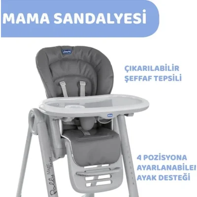Chicco Polly Magic Relax Mama Sandalyesi, Blue Passion
