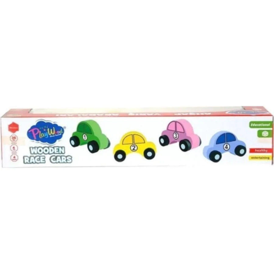 PlayWood Ahşap Yarış Arabaları