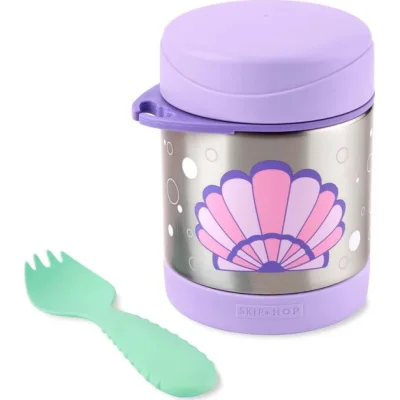Skip Hop Zoo Paslanmaz Çelik Termos, 325 ml, Deniz Kabuğu