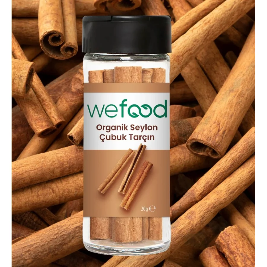 Wefood Organik Seylon Tarçın Çubuk, 20 g