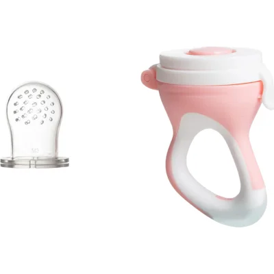 BabyJem Silikon Uçlu Meyve Sebze Emziği, Pembe