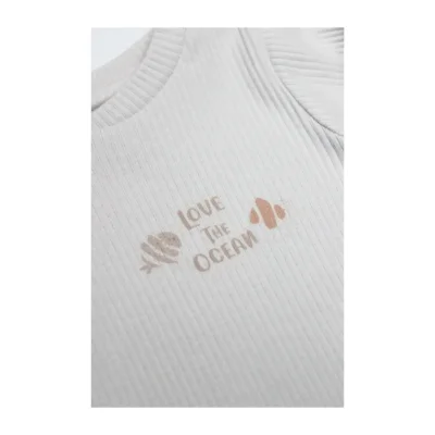 Bistyle Tulum Fermuarlı Modal The Ocean, Bej