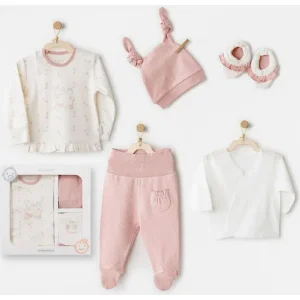 Andywawa Mon Petit Amour Hastane Çıkışı, 5 Parça, Ekru