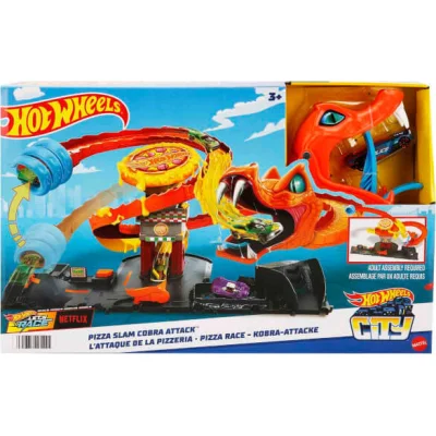 Hot Wheels Pizza Slam Kobra Saldırısı Oyun Seti