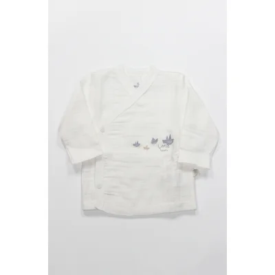 Bistyle Müslin Little Boats Hastane Çıkışı, 10'lu, Ekru