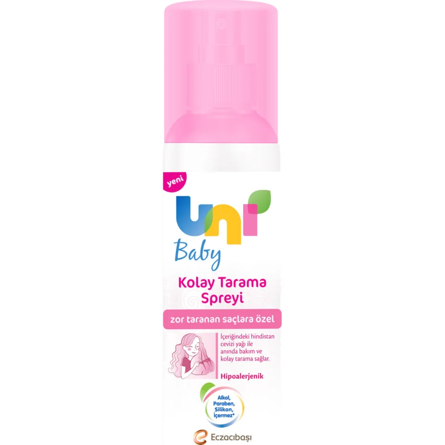 Uni Baby Kolay Saç Tarama Spreyi, 200 ml