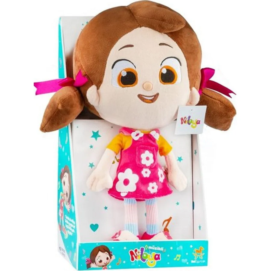 Niloya Müzikli Peluş Bebek, 35 cm