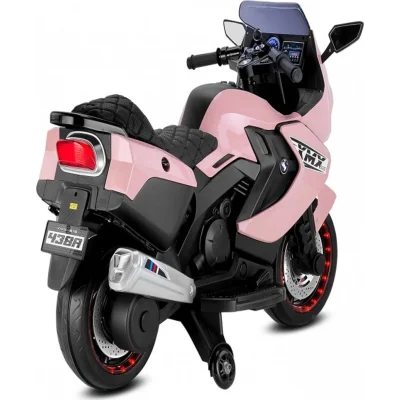 Babyhope 438A XMX-316 Ledli Akülü Motor, 12 Volt, Pembe