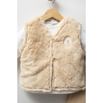 U.S. Polo Takım, 3'lü, Bej