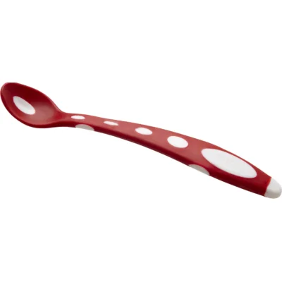 BabyJem Silikon Mama Kaşığı, Turuncu, Kırmızı