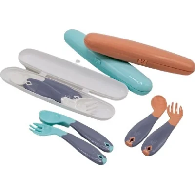 BabyJem Çatal Kaşık Saklama Kabı, Gri