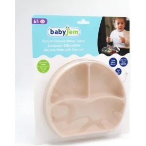 BabyJem Silikon Tabak, Ekru