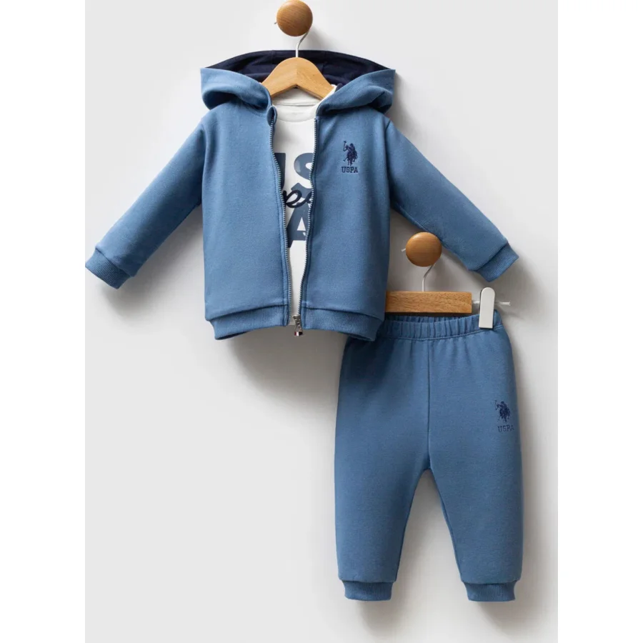 U.S. Polo Assn Takım, 3'lü, Mavi