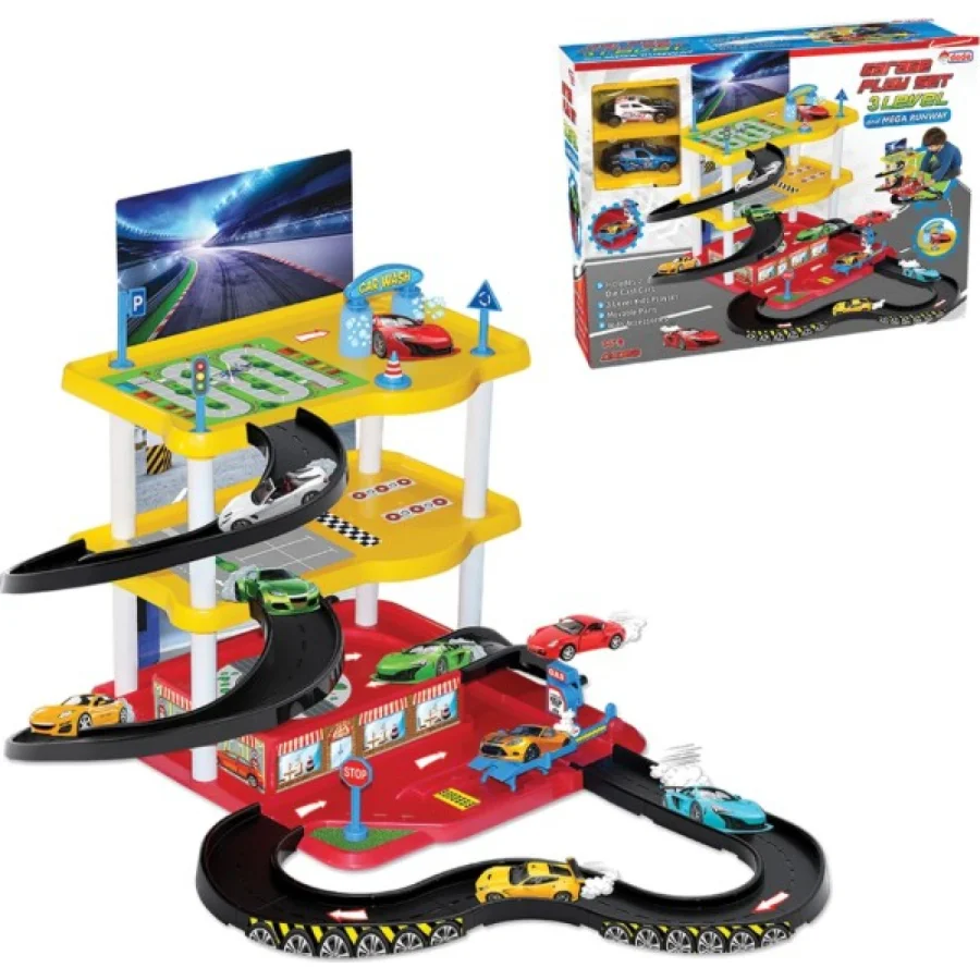 Dede 3 Katlı Garaj Oyun Seti 03068