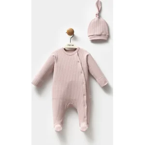 Moi Noi Şapkalı Tulum MNB1235 Mürdüm