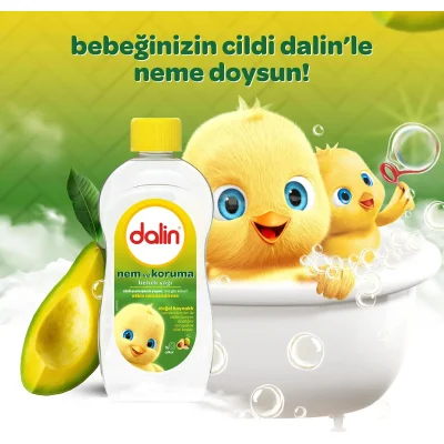 Dalin Nem ve Koruma Bebek Yağı, 300 ml