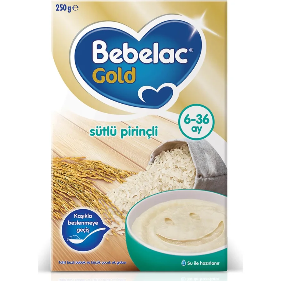 Bebelac Gold Sütlü Pirinçli Kaşık Maması, 250 g