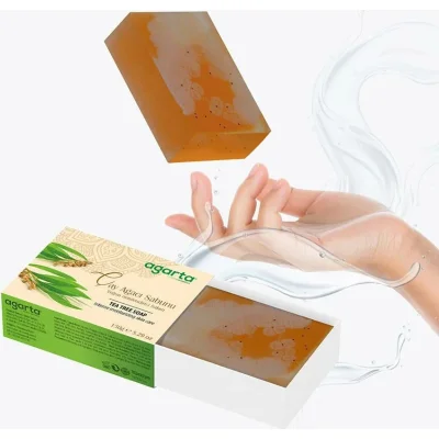Agarta El Yapımı Güzellik Sabunu, 150 g, Çay Ağacı