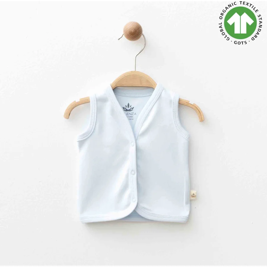 Eslenza Oganik Yelek, Mavi