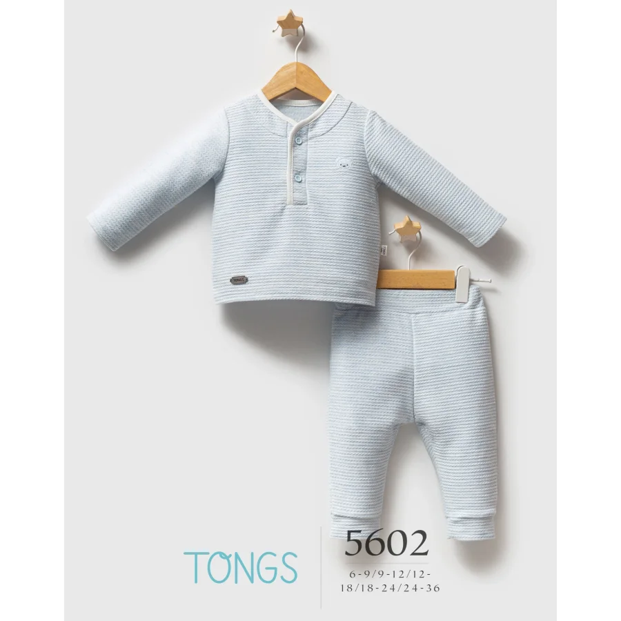 Tongs Baby Classic Bear 2'li Takım 5602 Mavi