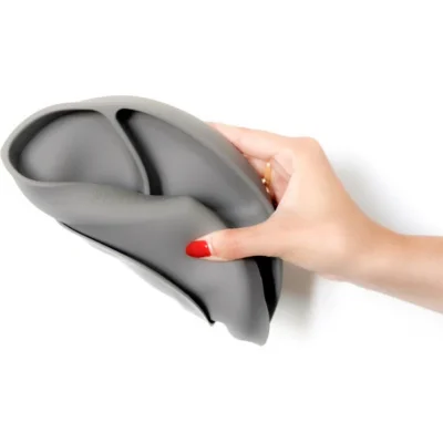 BabyJem Silikon Tabak, Gri