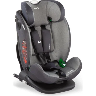 Kraft Neptune I-Size 0-36 kg İsofixli Oto Koltuğu, Açık Gri