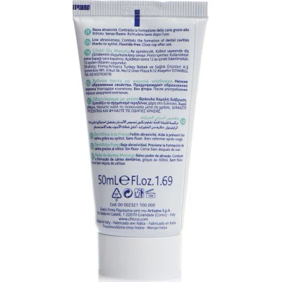 Chicco Çilekli Diş Macunu, 12+ Ay, 50 ml