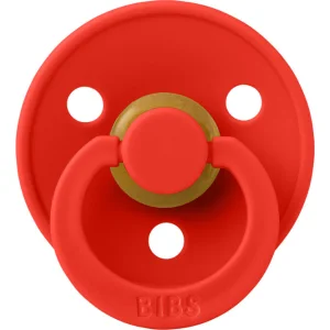 Bibs Colour Kauçuk Emzik 0-6 Ay Candy Apple